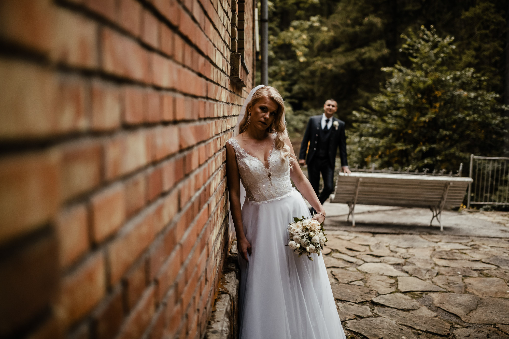svadobné fotografie plné radosti v Čadci